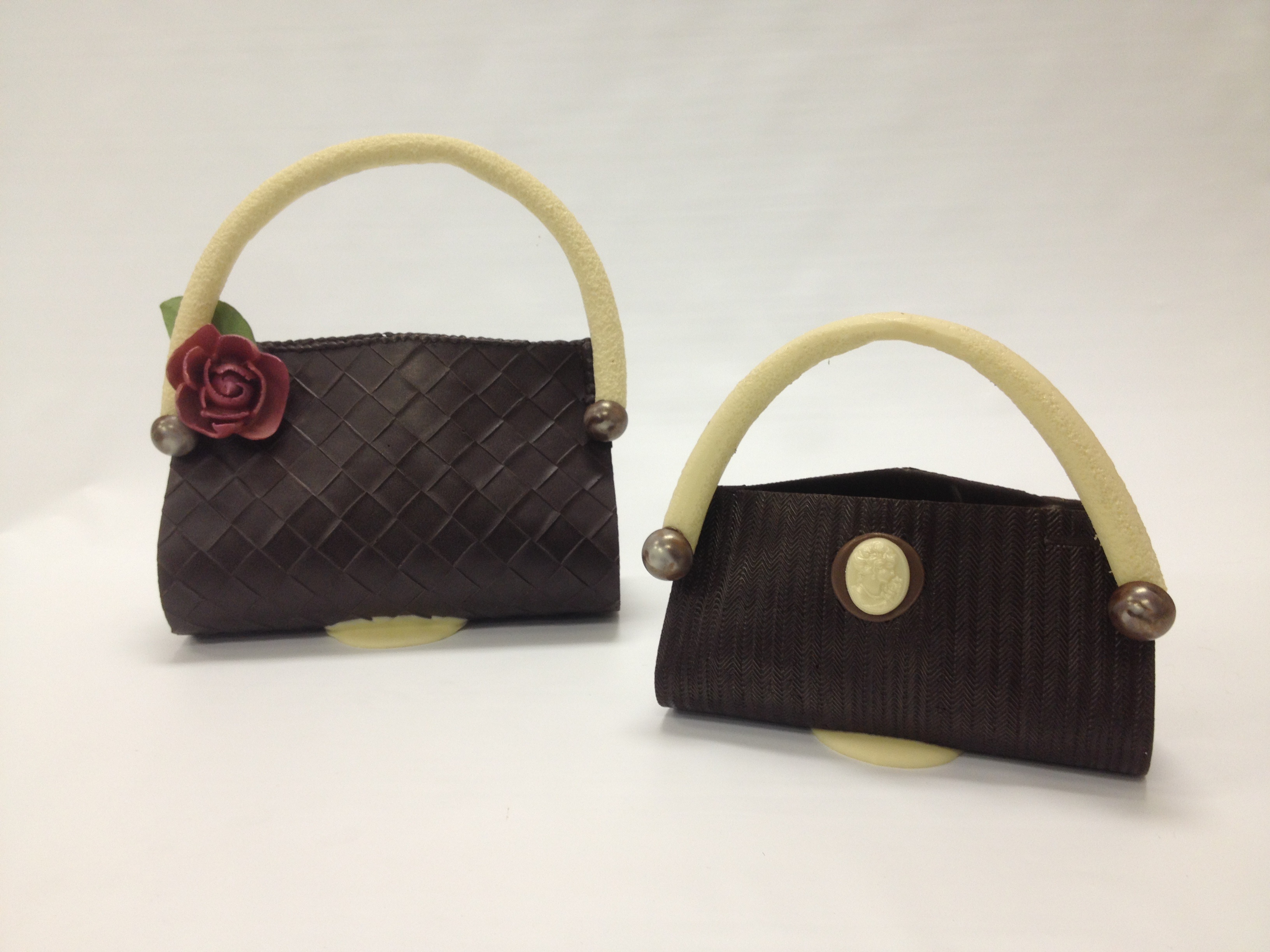 Hand Sculpted Chocolate Purses.  Yes!  They are as delicious as they are beautiful.