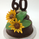 Chocolate Sunflower Smash Cake