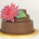 Chocolate Smash Cake Large Pink Dahlia