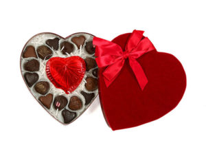 Chocolate Heart Shaped Box