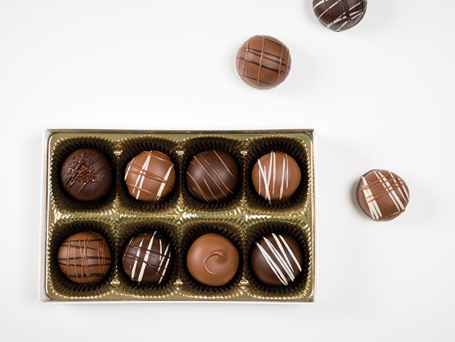 America s Best Chocolate Truffles 8 Piece Box